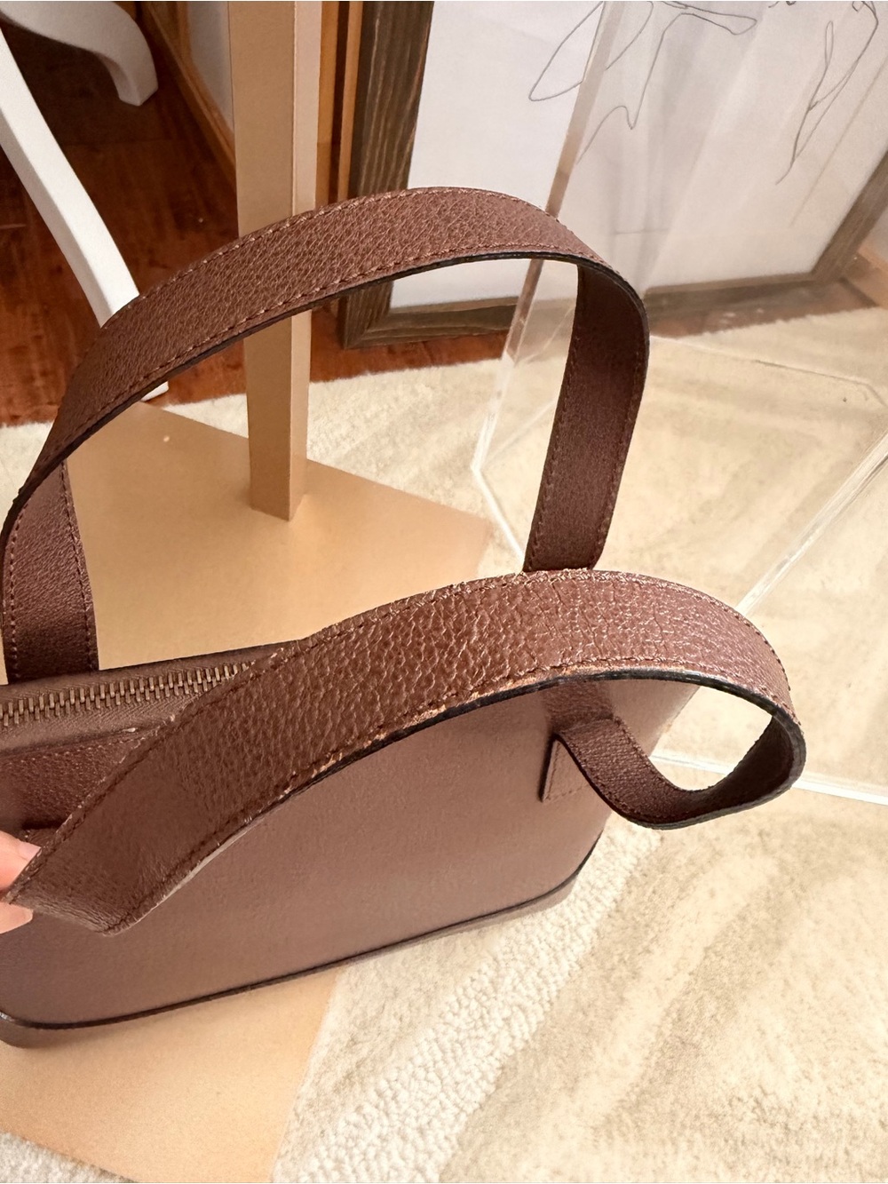 Vintage Celine Paris Brown Leather Top Handle Bag 🤎✨ - Picture 5 of 14
